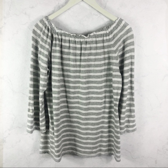 [Gap] Off Shoulder Striped Top - Picture 2 of 3